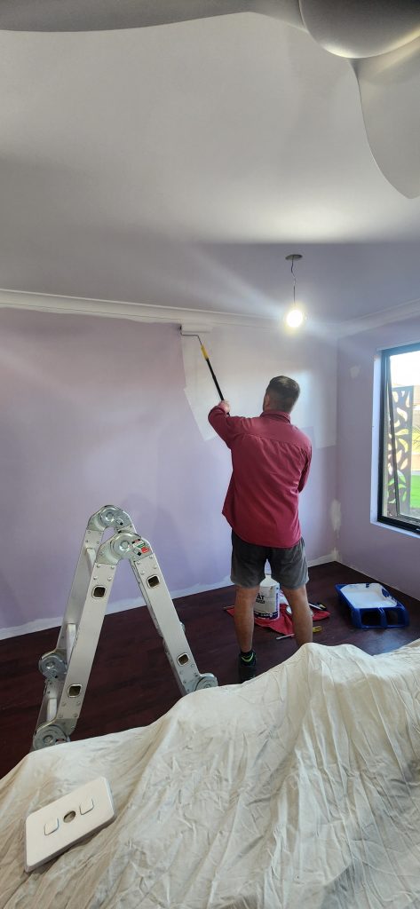 Painting undercoat- Our Home Renovations